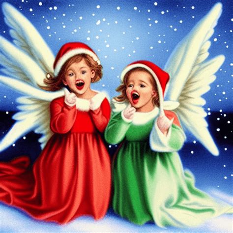 Christmas Angels Singing · Creative Fabrica