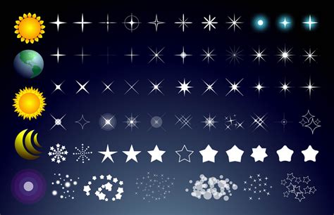 Sun Stars Moon Vector Art & Graphics | freevector.com