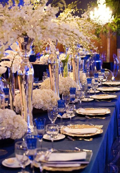 Royal Blue And Champagne Wedding Theme