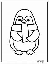 Free Penguin Coloring Pages  Simply Love sketch template