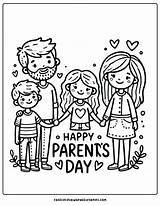 14 Parents Day Coloring Pages  For Kids sketch template