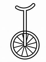 Unicycle For Coloring At Ida Anna Blog sketch template