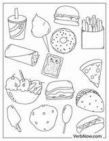 Free CUTE FOOD Coloring Pages & Book For Download Printable PDF  VerbNow sketch template