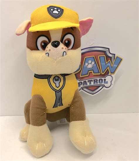 Paw Patrol Rubble Plush Toy - 7.5" - Walmart.com - Walmart.com