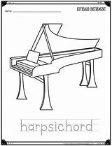 🎺 Free Simple Music Instrument Coloring Pages sketch template