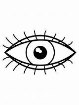 Easy Realistic Eye Coloring Pages sketch template