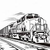 Freight Train Coloring Pages  Free & Printable sketch template
