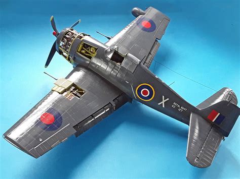 Airfix FAA Hellcat, Michael S Build 1:24 - build review - Scale ...