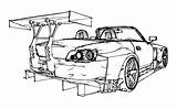 Honda S2000 Coloring Pages sketch template
