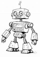 Coloring Pages Robot At Tanenochblog Blog sketch template