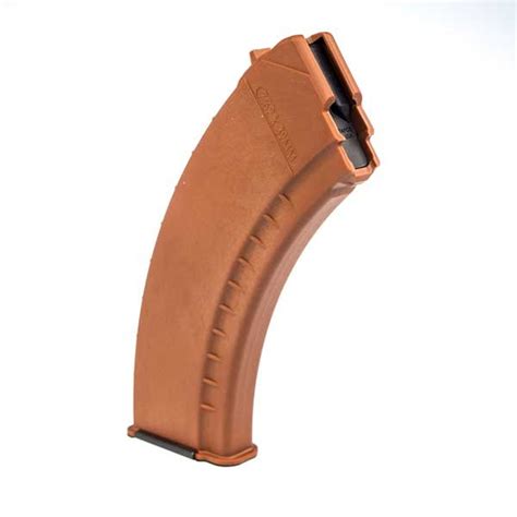 AK-47 MAGAZINE 7.62X39MM 30 ROUND ORANGE POLYMER TAPCO MAG - Abide Armory