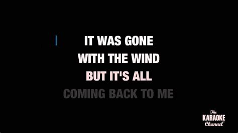 It's All Coming Back To Me Now in the Style of "Céline Dion" with lyrics (no lead vocal ...