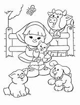 Cute Farm coloring Page  Download Print Or Color Online For Free sketch template