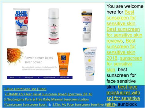 Best sunscreen for sensitive skin | Best sunscreen for sensitive skin ...