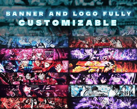 I Will Design a Custom Anime Youtube Banner for You - Etsy