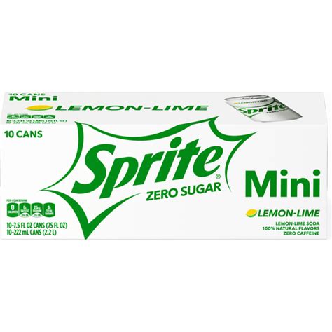 Sprite Zero Sugar 10 Pack Mini Cans | Hispanic | Foodtown
