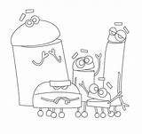 Storybots Coloring Page sketch template