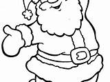 Santa Claus Coloring Pages Templates sketch template