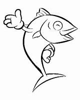 Print Tuna Fish Coloring Page  Free Printable Pages For Kids sketch template