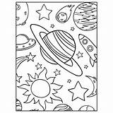 Space Coloring Book Pages For Kids 13325145 Vector Art At Vecteezy sketch template