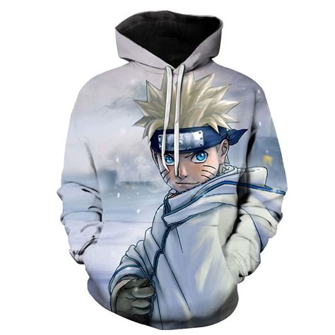 Best selling new male / female cool hoodie 3D printing anime Naruto autumn and winter fashion ...