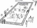 Swimming Pool Coloring Pages  Cool sketch template