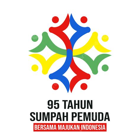 Logo Resmi Hari Sumpah Pemuda Ke 95 Tahun 2023 Vektor, Logo Sumpah Pemuda 2023, Hari Sumpah ...