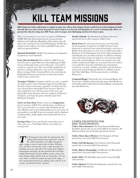 40k: Kill Team - Tips & Tricks - Bell of Lost Souls