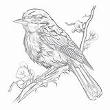 Bird Coloring Pages Realistic  Coloring Pages Mimi Panda sketch template