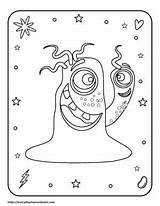 27 Free Monster Coloring Pages For Kids sketch template