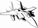 Coloring Jet Fighter Pages Plane Popular Harrier Sketch Page sketch template