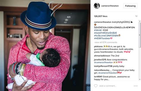 Cam Newton Shares Photo & Name of New Daughter | wfmynews2.com