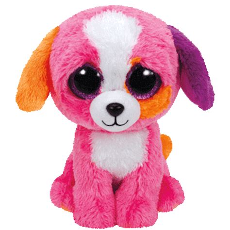 Ty Inc. Beanie Boo Plush Stuffed Animal Precious the Pink Dog 9" - Walmart.com