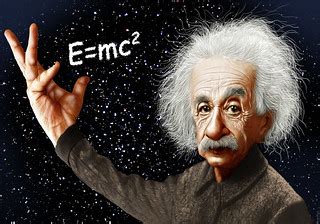 Albert Einstein - Caricature | Albert Einstein was a theoret… | Flickr