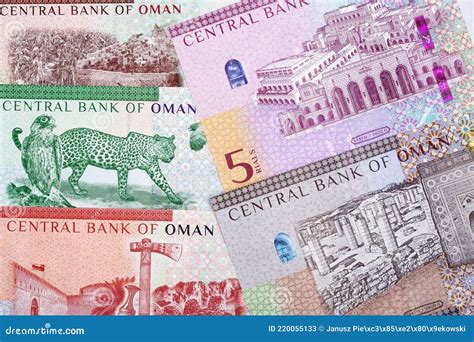 Omani Rial a New Series of Banknotes Stock Image - Image of bill ...