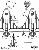 Coloring Pages San Francisco sketch template