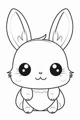 Cute Bunny Coloring Pages For Kids  Free Printable sketch template