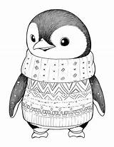 Free Penguin Coloring Pages For Kids Of All Ages sketch template
