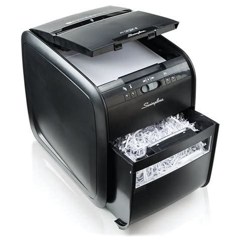 Amazon.com : Swingline Paper Shredder, Auto Feed, 80 Sheet Capacity, Cross-Cut, 1 User, Personal ...