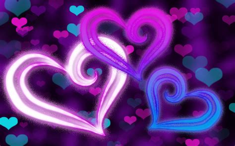 Purple Hearts Background ·① WallpaperTag