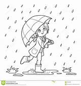 Free Coloring Pages For Girls W Umbrella  EliannatuLam sketch template
