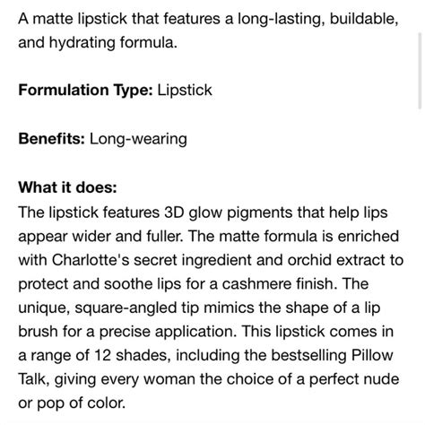 Sephora | Makeup | Charlotte Tilbury Matte Revolution Lipstick In Walk Of No Shame Sample Size ...