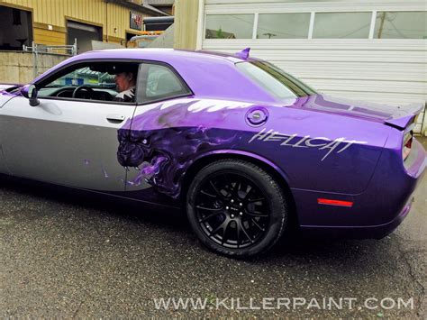 Plum Crazy for a Hellcat | Dodge muscle cars, Custom muscle cars ...