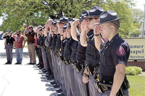 Nebraska State Patrol trooper killed in collision honored with solemn ...