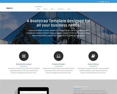 8 Images Home Page Design In Bootstrap And Description - Alqu Blog