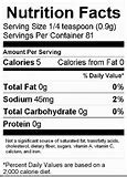 Sea Salt Nutrition Label - Do You Have the Right Nutritional Value? - Sea Salt