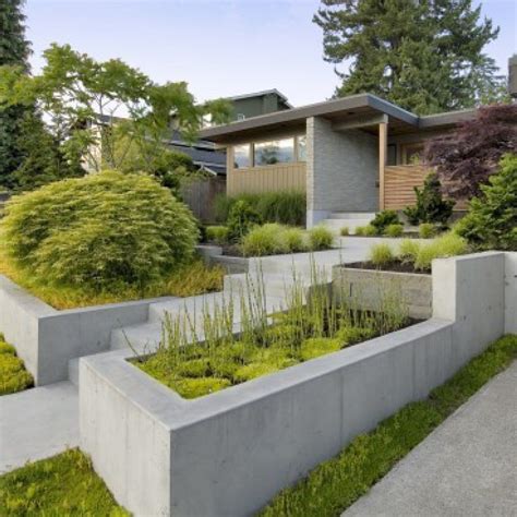 Concrete Retaining Walls in Virginia, MD and DC | Jardin contemporain ...