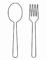 Spoon Coloring Sheet Pages  Vrogueco sketch template