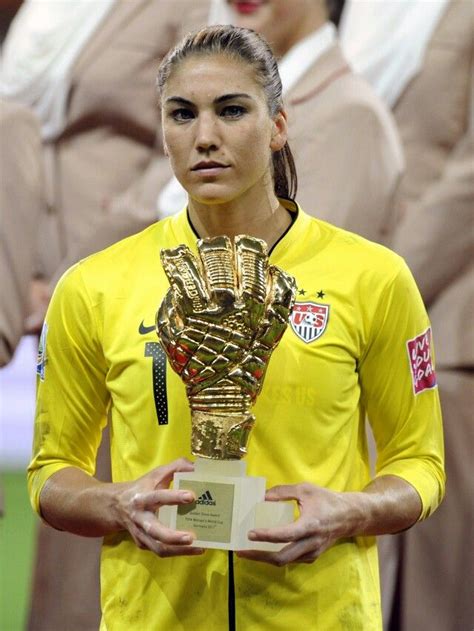 Golden Glove Winner Hope Solo- she deserved it | Uswnt soccer, Womens soccer, Usa soccer team