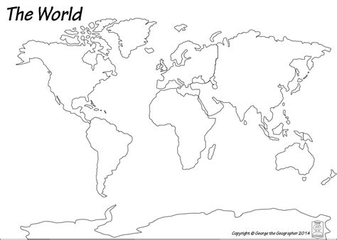 Blank Ocean Map